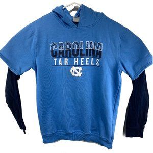 UNC North Carolina Tar Heels Stadium Hoodie Shirt Long Sleeve L